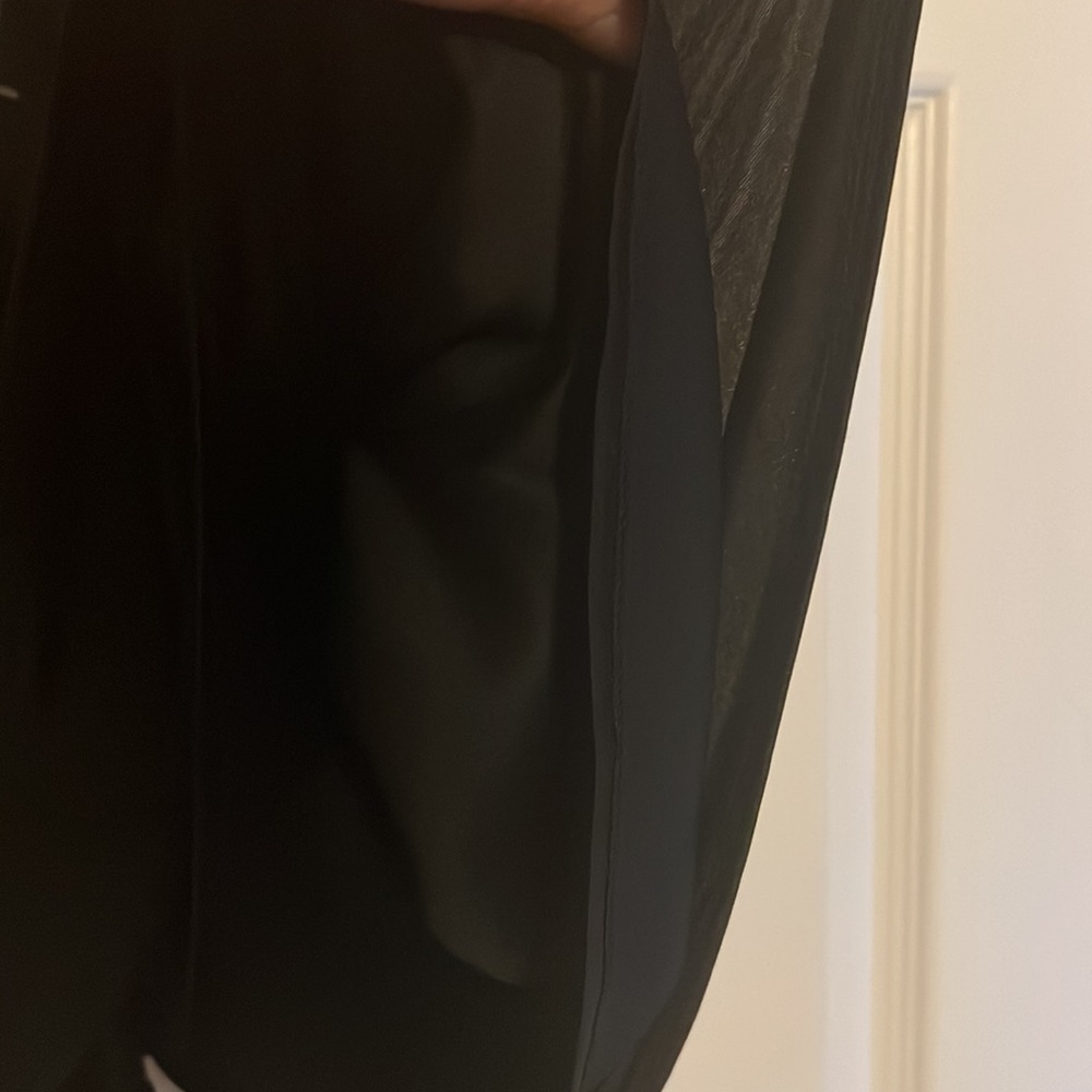 Express size small black top with T back - Picture 3 of 4